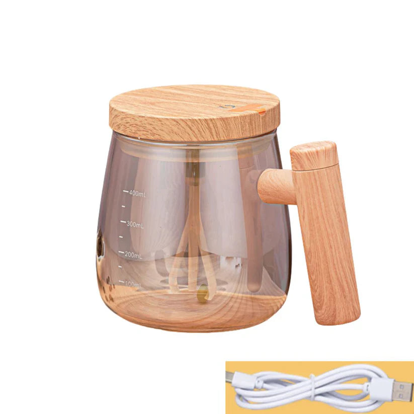 Versatile Wooden Mixing Cup