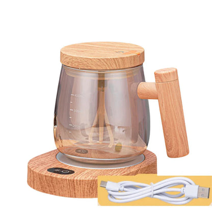 Versatile Wooden Mixing Cup
