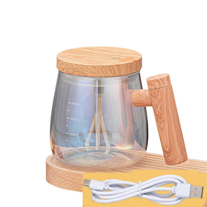 Versatile Wooden Mixing Cup