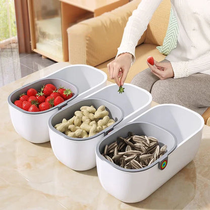 Double - Bowl Snack Organiser - Perfect for Your Snack Enjoyment