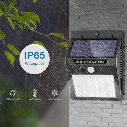 Super Bright Solar Wall Lights with Motion Sensor - Set of 20