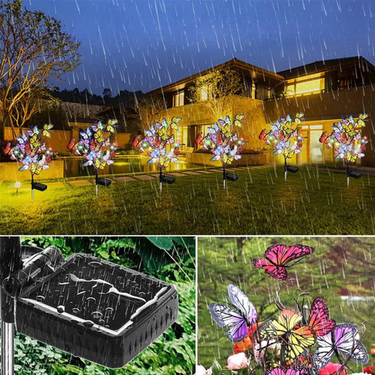 Solar Butterfly Lights for the Garden