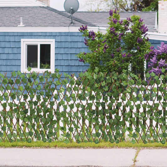 Flexible Privacy Fence with a Climbing Plant Look
