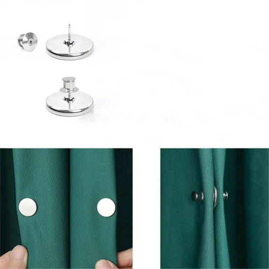 Magnetoclip - Magnetic Curtain Holders for Stylish Window Decoration