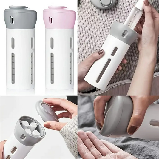 Travelbuddy - 4 - In-1 Dispenser for Shampoo, Lotion & More