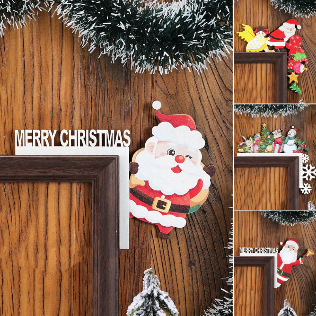 Christmas Door Frame Decoration - Festive Charm for Your Home!