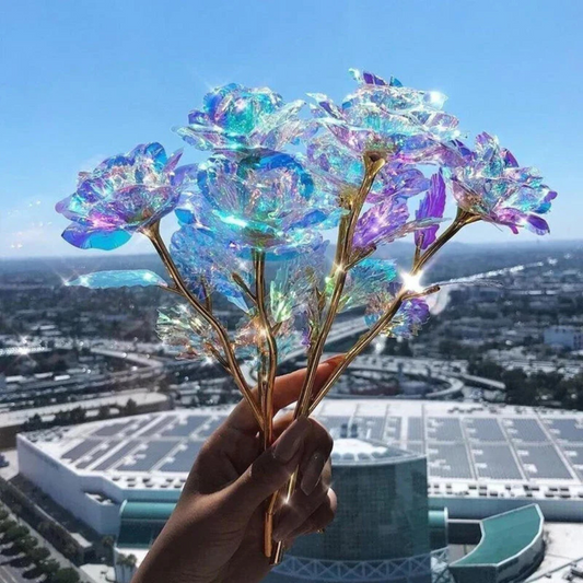 Colourful Galaxy Rose - an Eternal Sign of Love