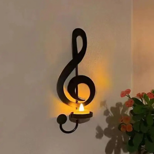 Note Magic Candle Holder - Elegance Meets Melody