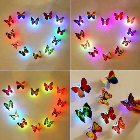 Dazzling Butterfly Stickers - Magical Glamour for Your Home