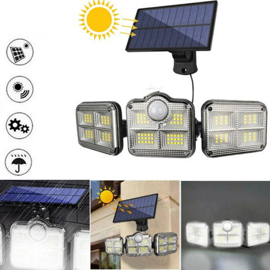 Solar Wall Light with Motion Detector and Remote Control