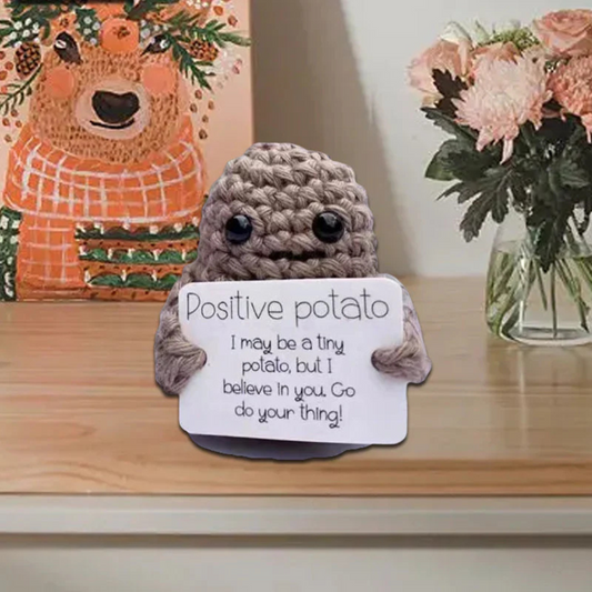 Knitted Lucky Potato - Your Cheerful Companion for Everyday Life