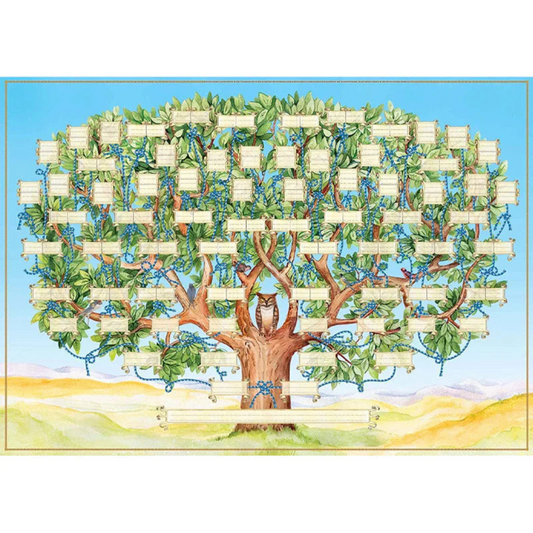 Customisable Family Tree Canvas - Preserve Your Family History for Generations