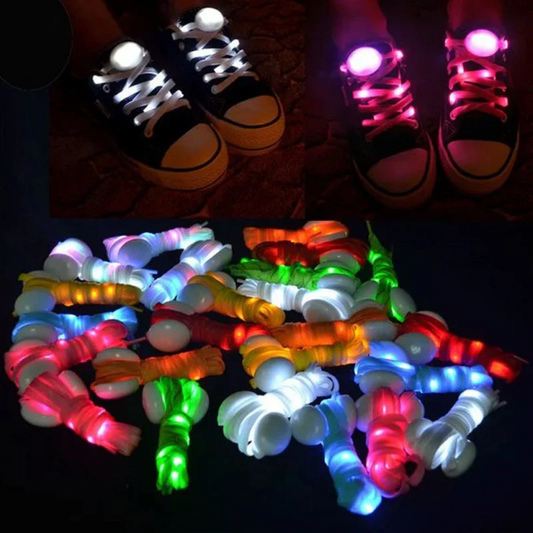 Luminous Led Laces - for a Radiant Appearance at Night