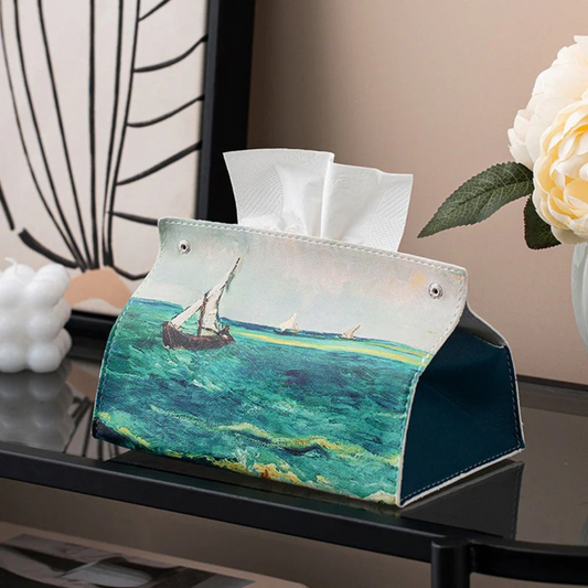 Elegant Tissue Box Made From Imitation Leather