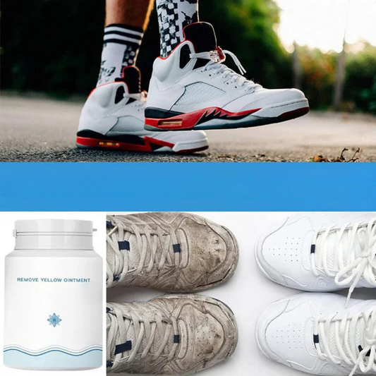 Shoe Whitening Gel - Radiant Cleanliness for Your Trainers!