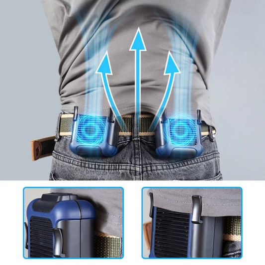 Usb Rechargeable Hip Fan - Stay Fresh Anytime, Anywhere!
