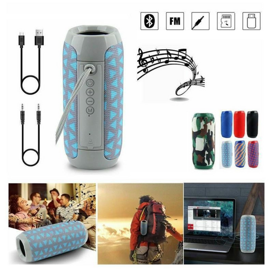 Compact Bluetooth Speaker with Versatile Connection Options