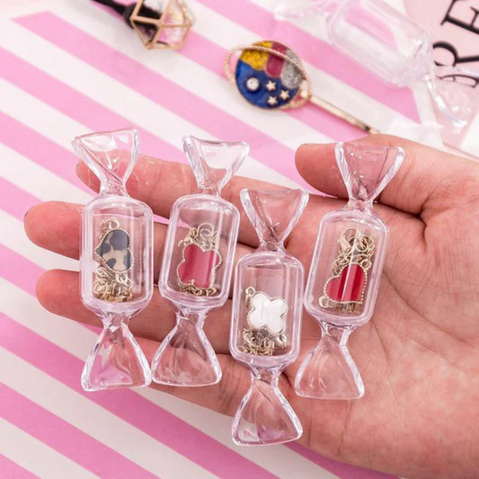 Crystal - Clear Candy - Shaped Jewellery Box - Stylish and Practical
