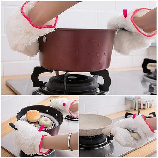 Waterproof Bamboo Fibre Gloves for Household & Kitchen