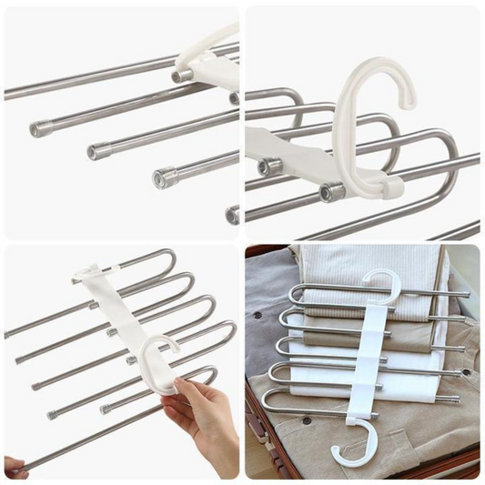 Space - Saving Trouser Hanger - More Organisation in the Wardrobe!