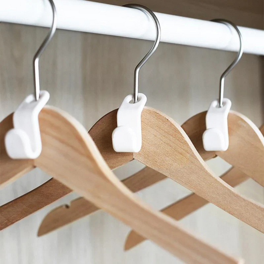 Clothes Hanger Connecting Hooks (Set of 6)