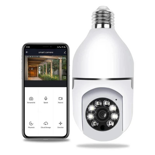 Smart Wireless Surveillance Camera with Integrated Lamp