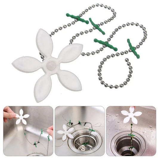 Hair Catcher Cleaning Chain, 5 - Piece