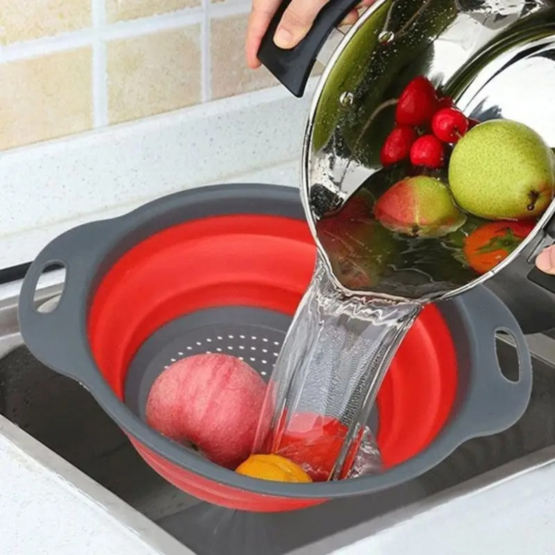 Silicone Folding Basket - Versatile, Space - Saving, Practical