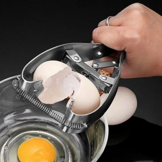 Stainless Steel Egg Opener - Perfect Separation of Egg White & Yolk