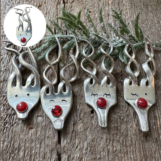 Rentier Fork Pendant - a Unique Christmas Decoration!