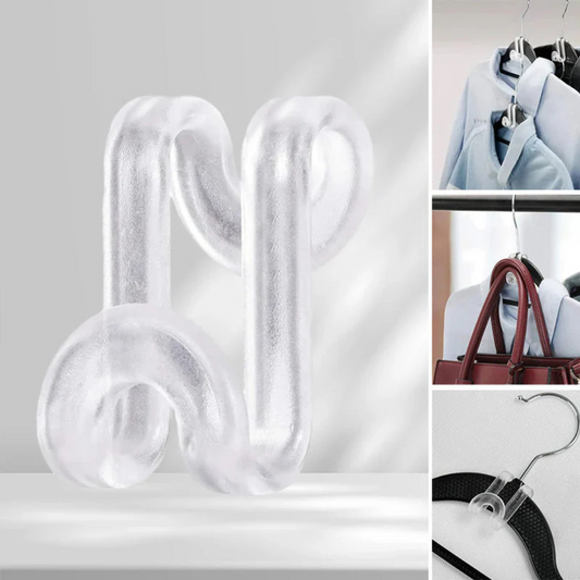 Practical Connecting Hooks for Clothes Hangers