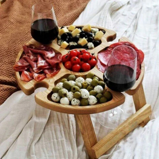 Compact Folding Wooden Picnic Table - Perfect for Travelling!