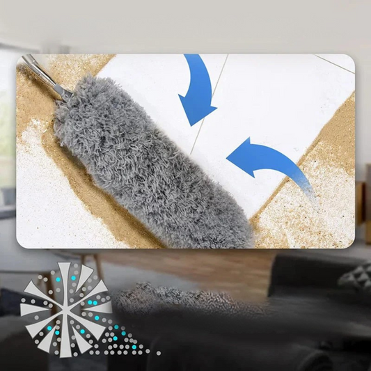 Telescopic Feather Duster - Effortless Cleaning of High and Hard - to - Reach Areas!