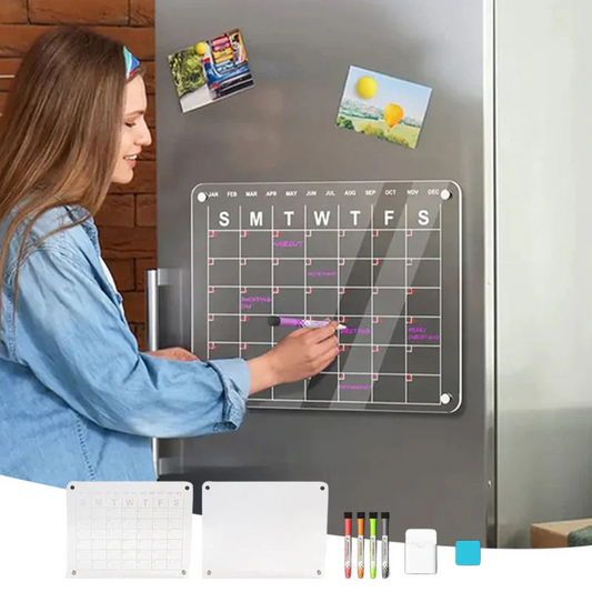 Magnetic Fridge Planner with Memo Set