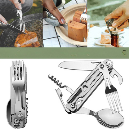 5 - In-1 Multifunctional Camping Tool Set