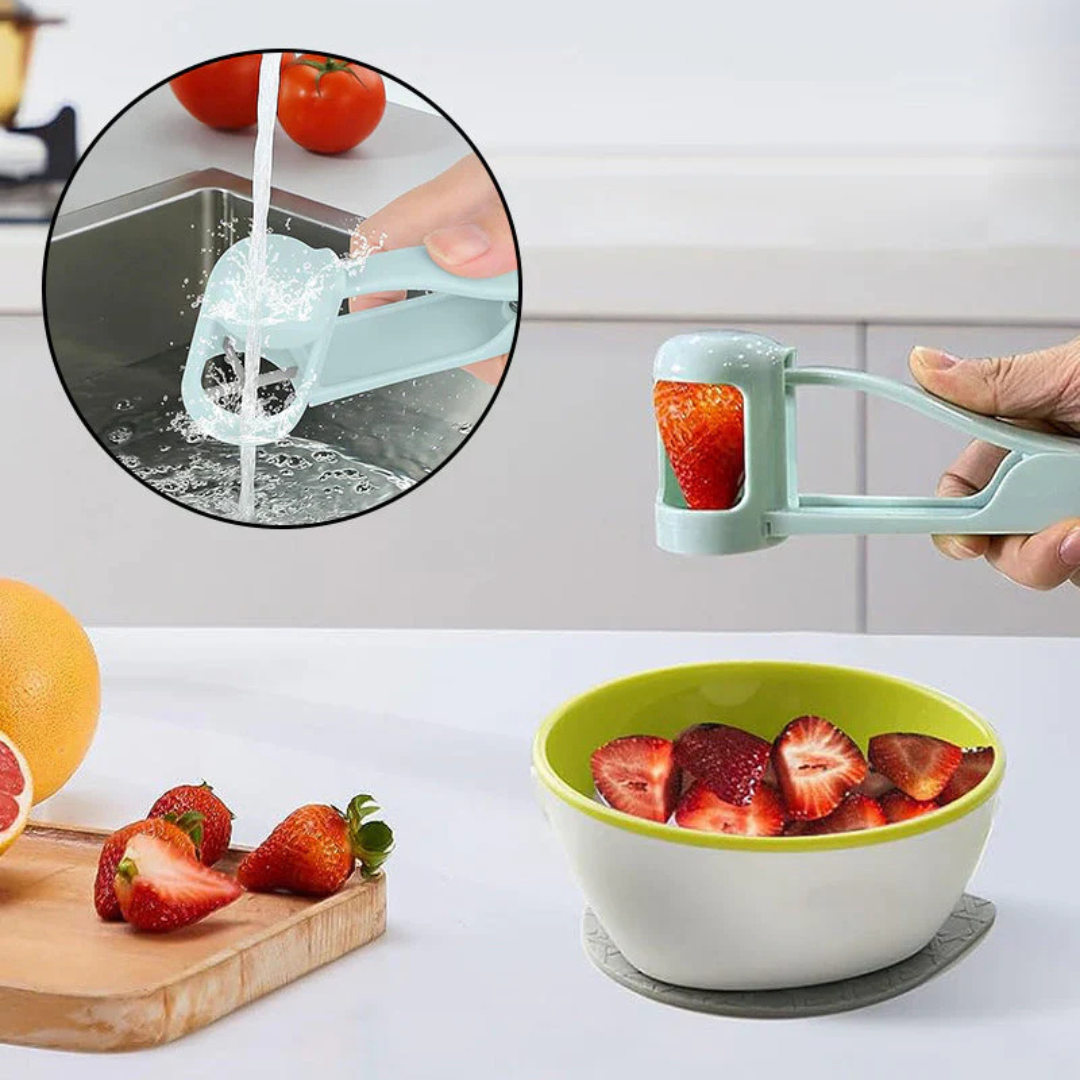 Quick Fruit Slicer for Grapes and Berries