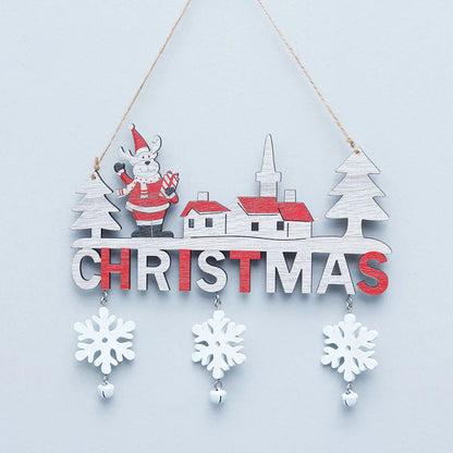 Creative Christmas Wall Decorations Made of Wood - Festive Atmosphere for Your Home
