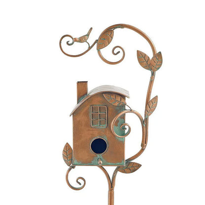 Metal Bird House for the Garden - Decorative & Weatherproof