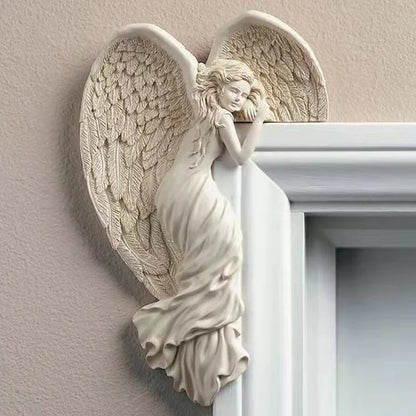 Guardian Angel Door Frame Decoration - Elegance and Protection for Your Home
