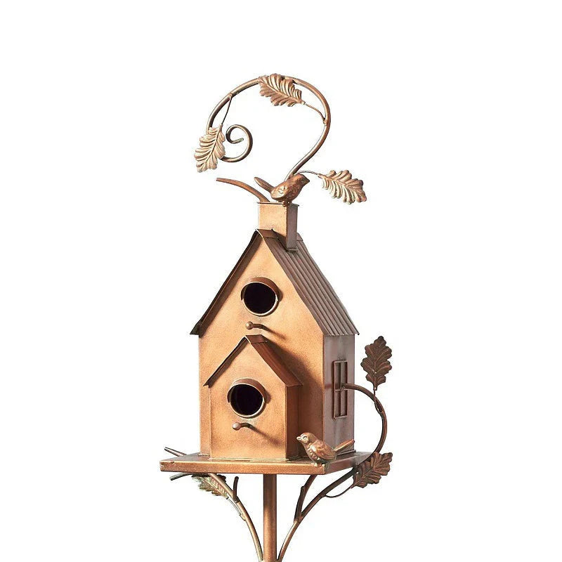 Metal Bird House for the Garden - Decorative & Weatherproof