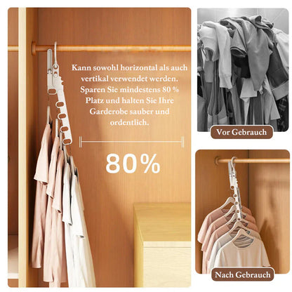 Foldable Travel Clothes Hanger for Space - Saving Storage