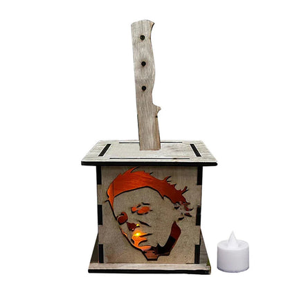 Gruseljack - Wooden Lantern for Spooky Halloween Decorations