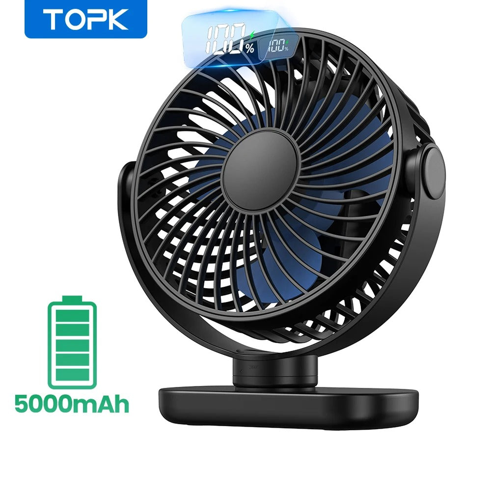 Wireless 360 ° Mini Fan - Flexible Companion for Every Occasion