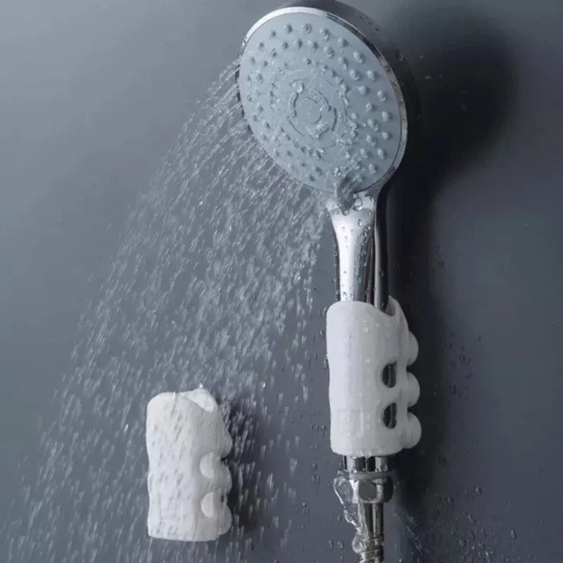 Flexishower - the Flexible Hands - Free Shower Head Holder for More Comfort
