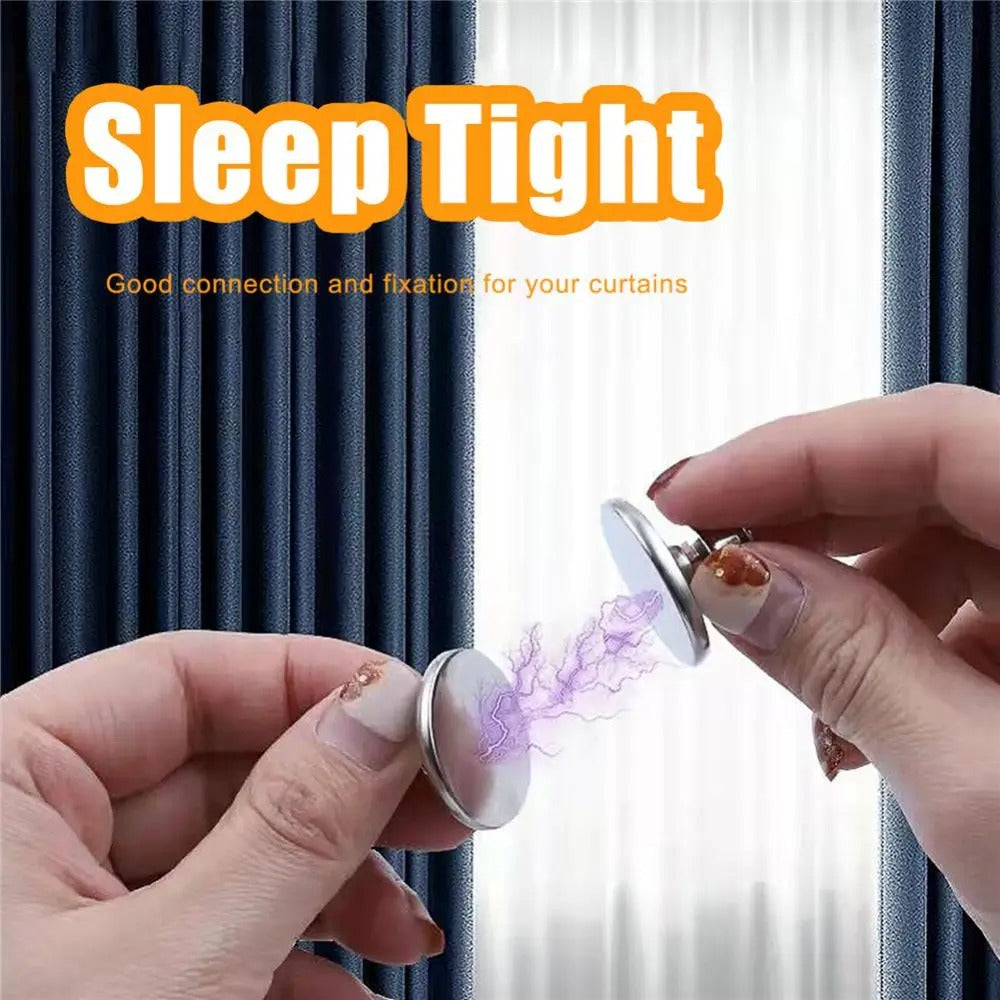 Magnetoclip - Magnetic Curtain Holders for Stylish Window Decoration