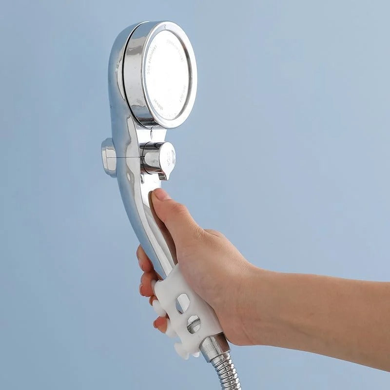 Flexishower - the Flexible Hands - Free Shower Head Holder for More Comfort