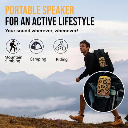 Compact Bluetooth Speaker with Versatile Connection Options