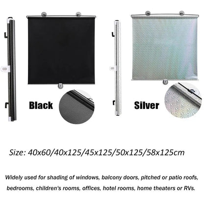 Vision - Blocking Roller Blind for Balcony & Windows - Stylish Protection From the Sun & Prying Eyes