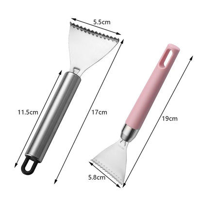 Stainless Steel Fish Scale Remover - Quick and Effortless Scale Removal