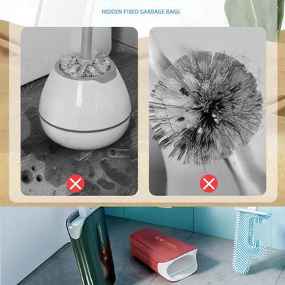 Cactus Design Toilet Brush - Stylish & Hygienic
